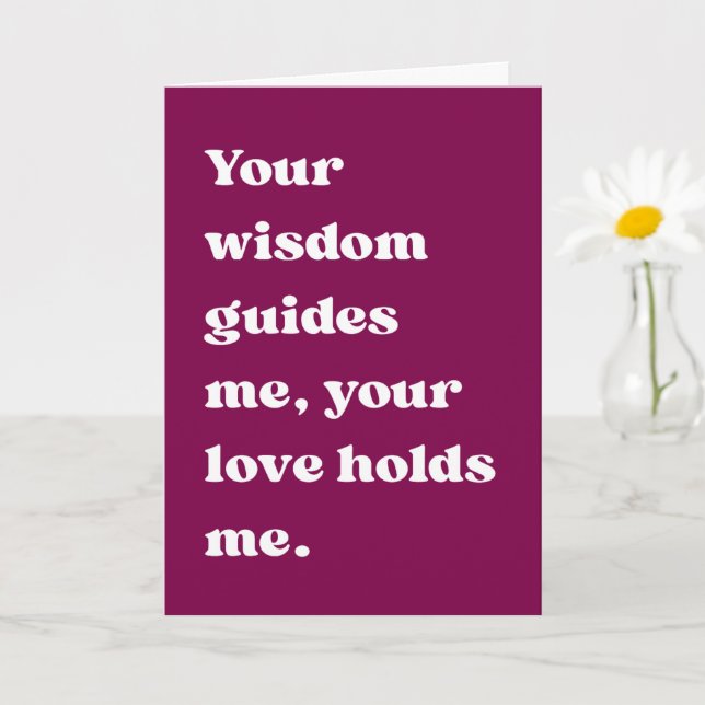 Gigi Sagesse Amour Me Guide Carte Sincère (Petite plante)
