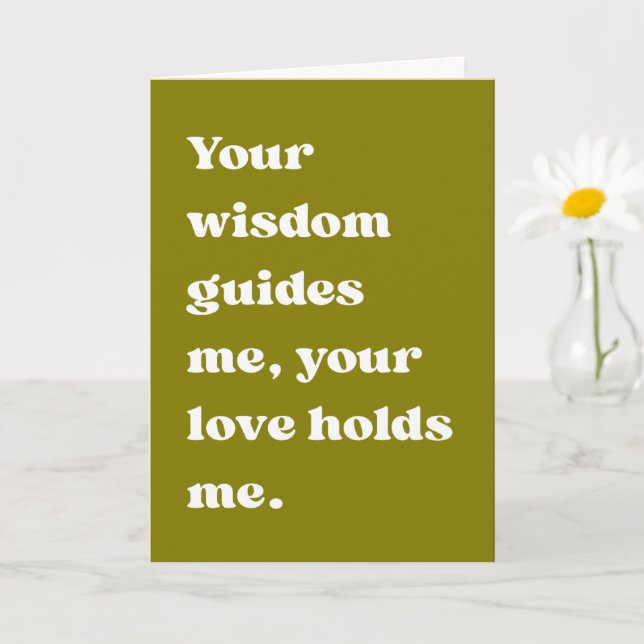 Gigi Sagesse Amour Me Guide Carte Sincère (Petite plante)