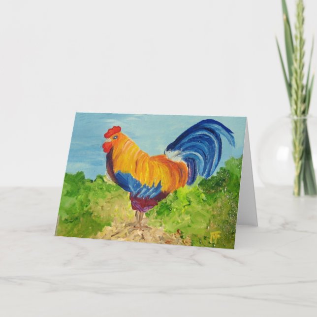 Gigolo - Rooster - Carte de voeux (Devant)