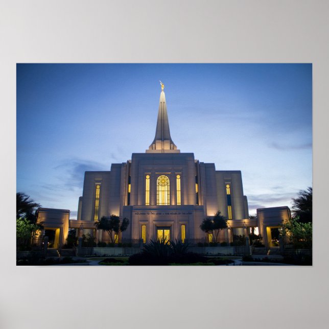 Gilbert Arizona LDS Temple Poster (Devant)