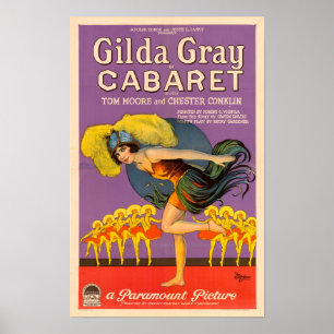 Gilda Gray Cabaret Vintage Poster