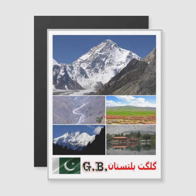 Gilgit-Baltistan - Mosaïque - Pakistan - (Devant / Derrière)