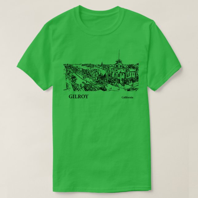 Gilroy California TShirt 2 (Design devant)