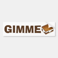 Gimme Smore Campfire S mores Smores Sticker pare-c