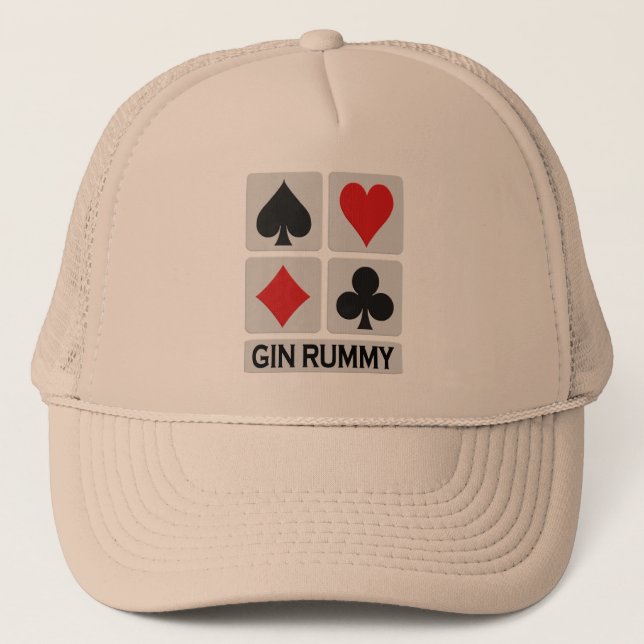Gin Rummy casquette - choisir la couleur (Devant)