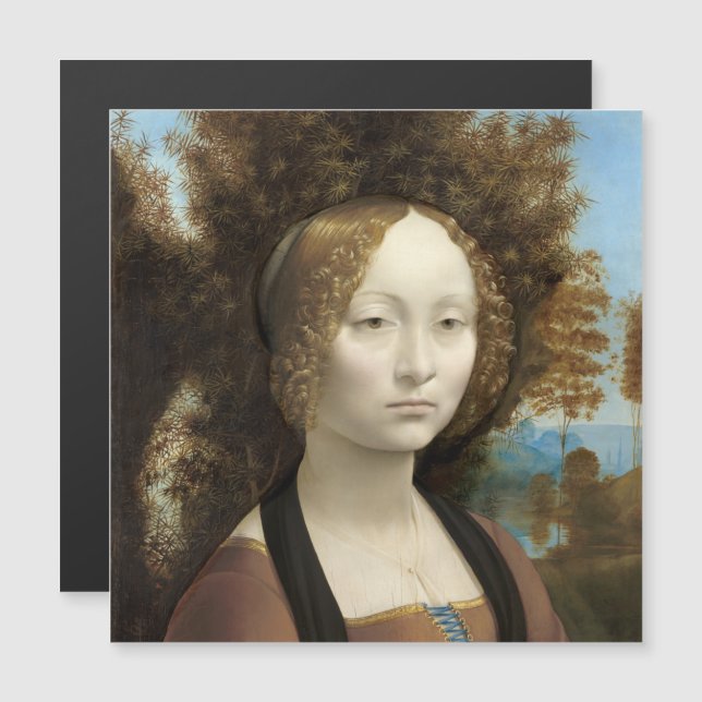 Ginevra de' Benci Leonardo da Vinci (Devant / Derrière)