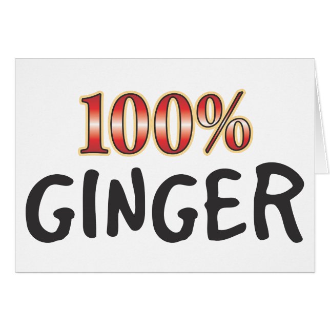 Gingembre 100 pour cent (Devant horizontal)