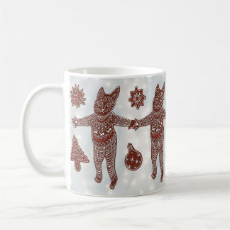 Gingerbread Cat &  Cookies, Christmas 2025 Mug