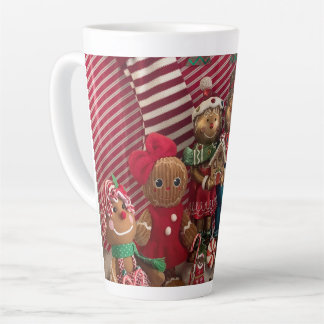 Gingerbread famille latte mug