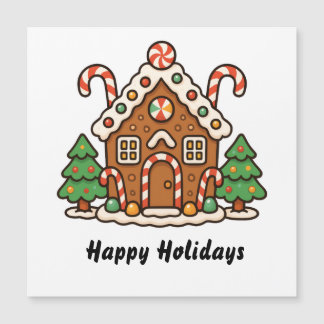 Gingerbread House Magnetic Card