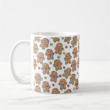 Gingerbread Men Christmas Coffee Mug