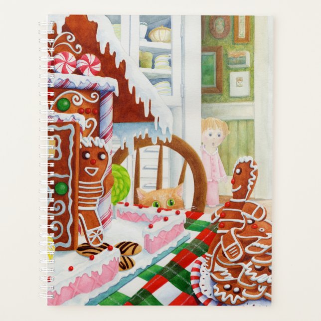 GINGERBREAD SURPRISE 8.5x11 Calendrier du planific (Devant)