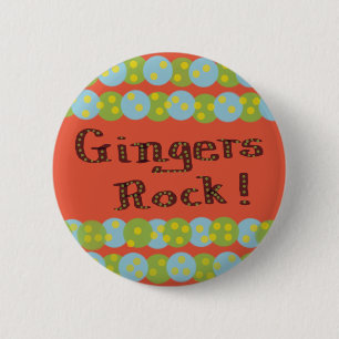 "Gingers Rock !" Badge