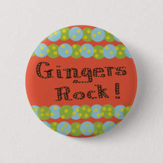 "Gingers Rock !" Badge