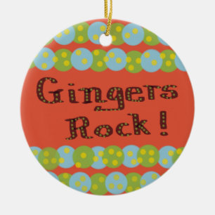 "Gingers Rock !" Ornement