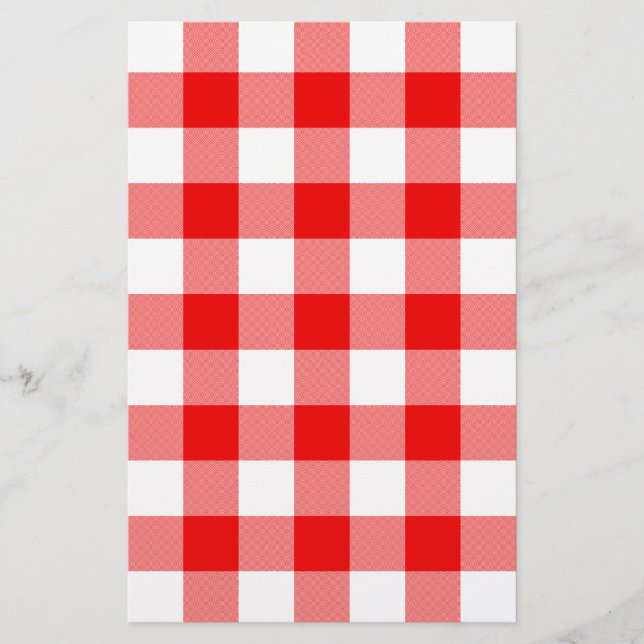 Gingham rouge (Devant)