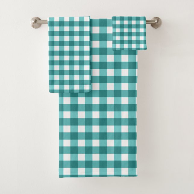 gingham sarcelle (En situation)