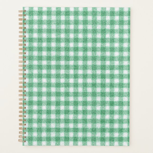 Gingham vert menthe à l'eau  (Devant)
