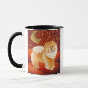 GINKGO la boue rouge - mug de guillemets personnal