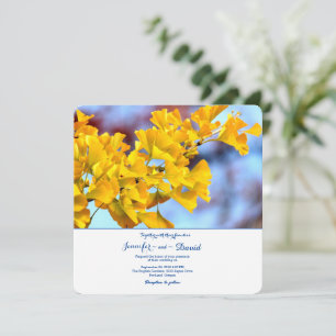 Ginko Biloba Faire-part de mariage