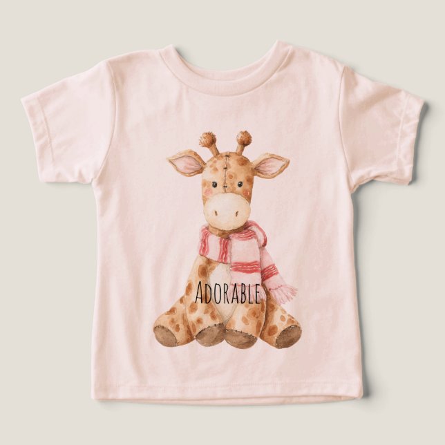 Girafe Animale Adorable (Design Recto)