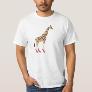 Girafe dans des talons hauts