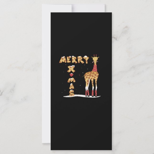 Girafe de Christmas (Devant)