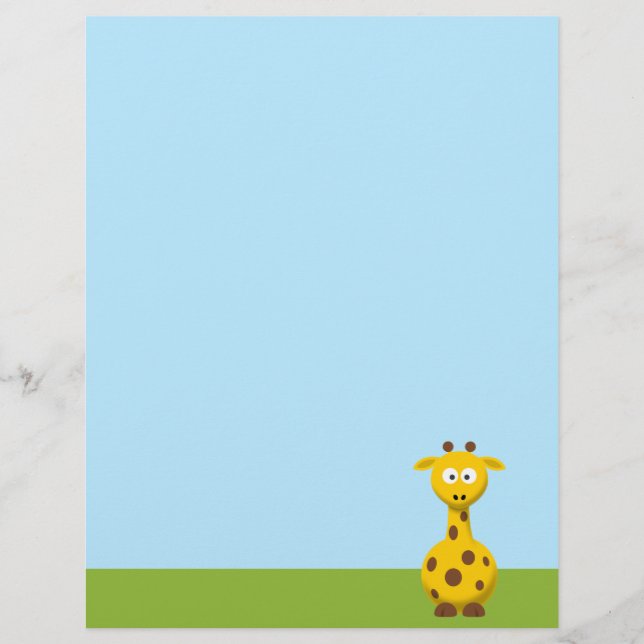 Girafe de dessin animé (Devant)