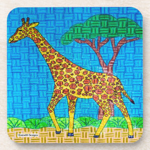 Girafe - Dessous de verre en plastique