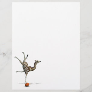 Girafe en équilibre