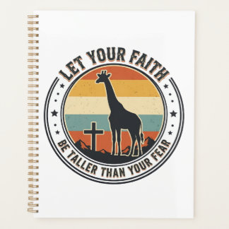 Girafe Foi Chrétienne Inspirante Rétro Coucher de