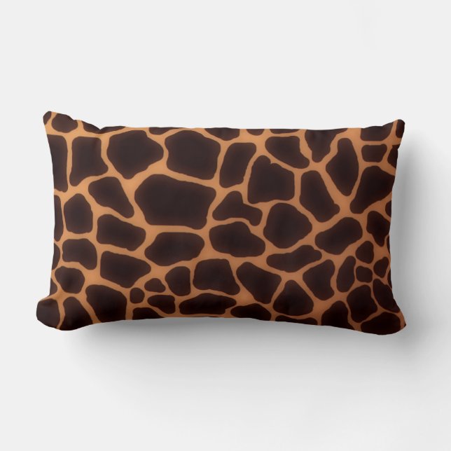 Girafe Imprimer MoJo Coussin Lumbar américain (Recto)
