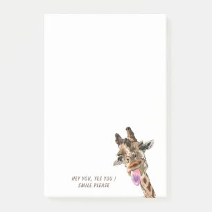 Girafe joueur Notes Post-it® drôles