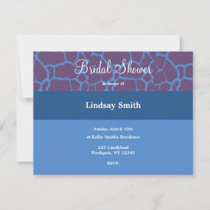 Girafe Motif nuptiale Invitation