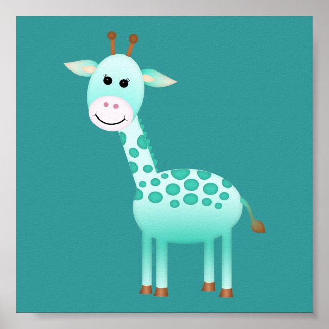 Girafe nouveau-né / Décoration de nursery (Devant)