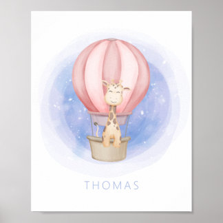 Girafe Rêveuse Décoration Murale Fantaisiste pour