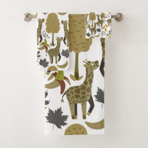 Girafe sans couture motif jaune blanc haute