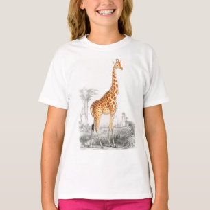 Girafe sauvage d'Afrique filles T-shirt