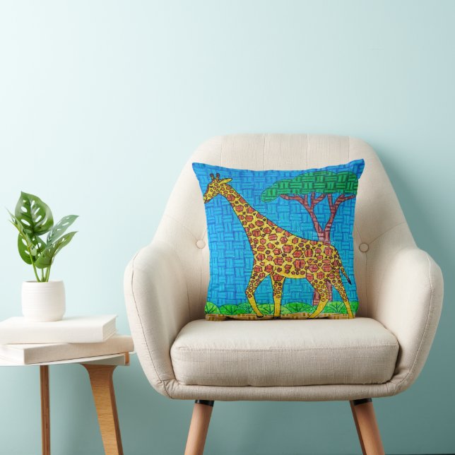 Girafe (simple) - Oreiller (Chaise)