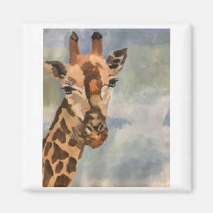 Girafe sucrée sur aimant