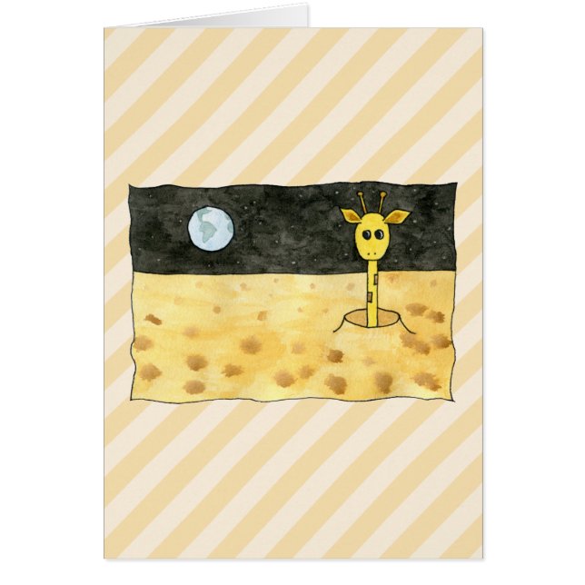 Girafe sur la lune (Devant)