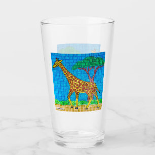Girafe - Tasse en verre