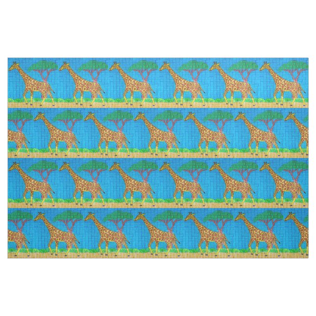 Girafe - Tissu en coton Pima (Fat Quarter)