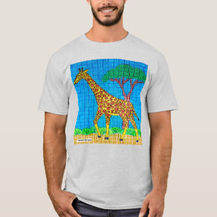 Girafe (vif) - T-Shirt léger pour hommes