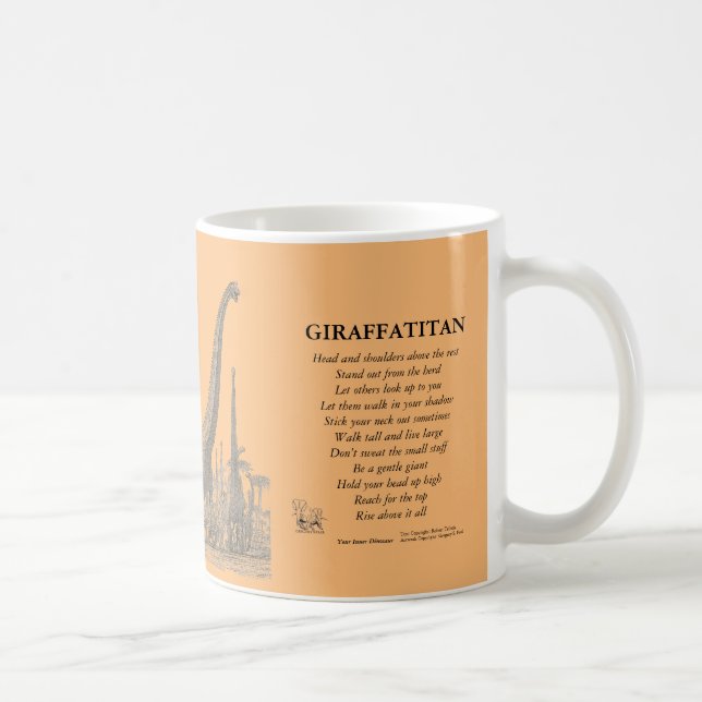 Giraffatitan votre tasse intérieure Greg Paul de (Droite)