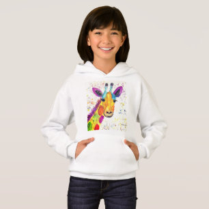 Giraffe aquarelle animal Safari enfants humour zoo