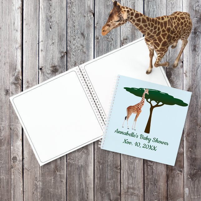 Giraffe Baby shower Livre d'or (Créateur téléchargé)