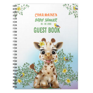 Giraffe Baby shower Livre d'or