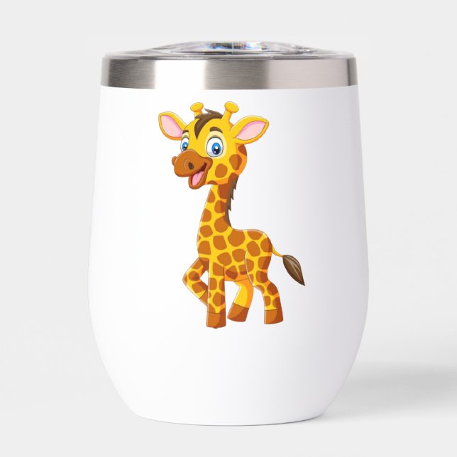 Giraffe Bébé mignonne Carton souriant-35280 (Avant)