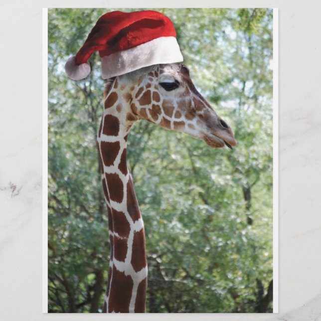 Giraffe de Noël (Devant)